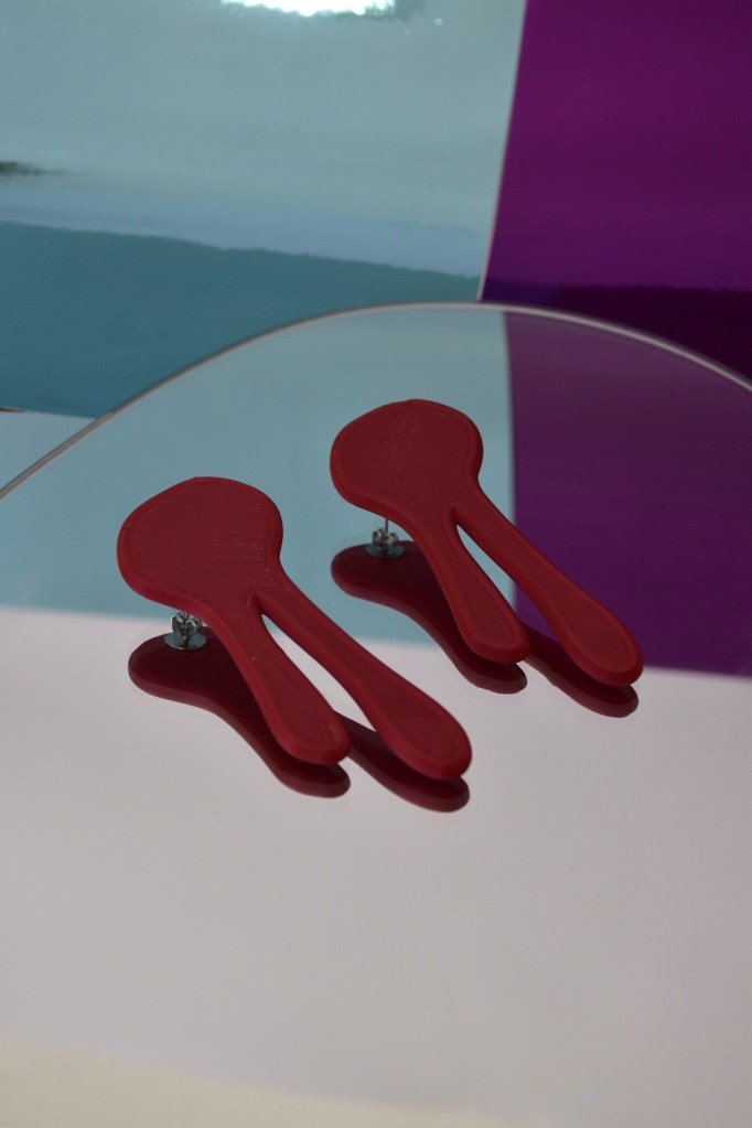 3D designed vases and take with you art pieces - made out of biodegradable plastic